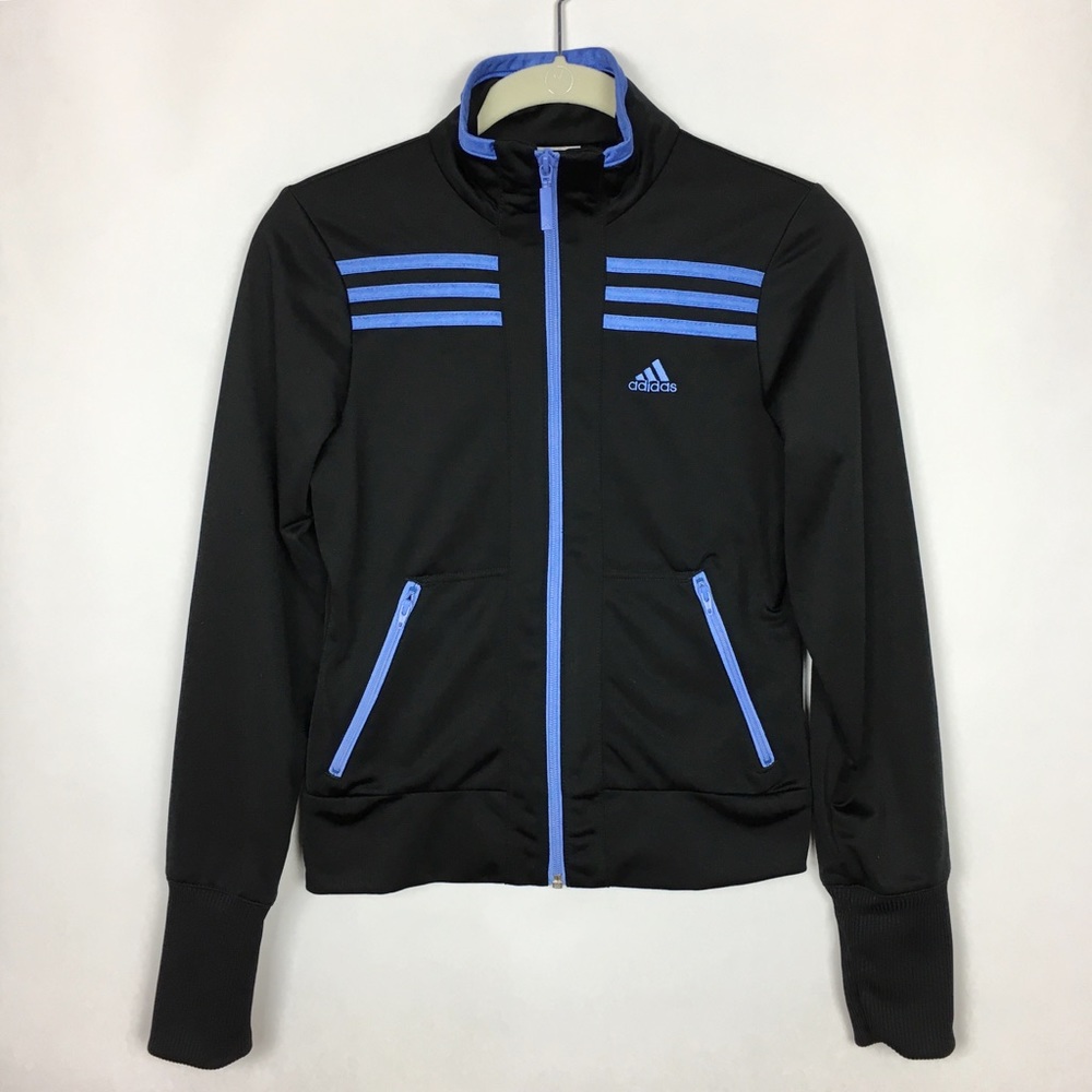 Adidas Zip Up Jacket Black Size XS - Picture 6 of 6